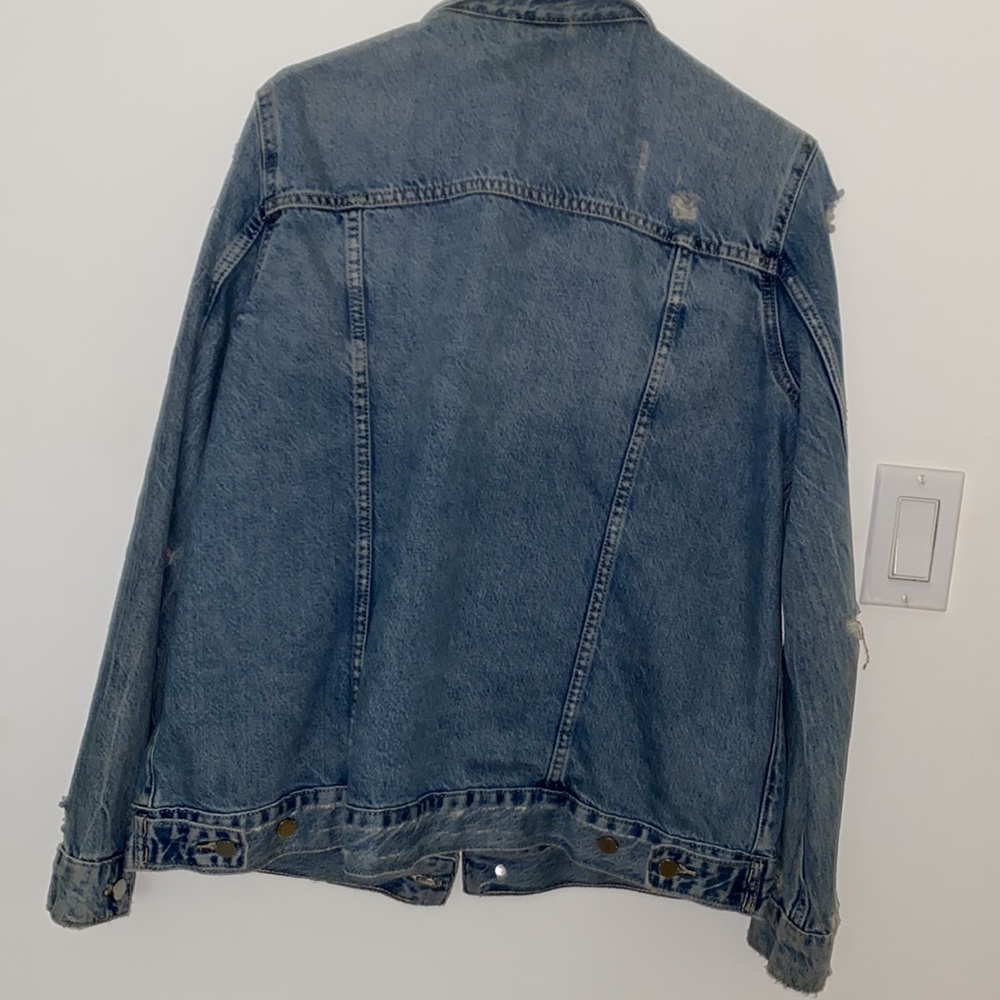 H&M Distressed Denim Jacket - Picture 6 of 6
